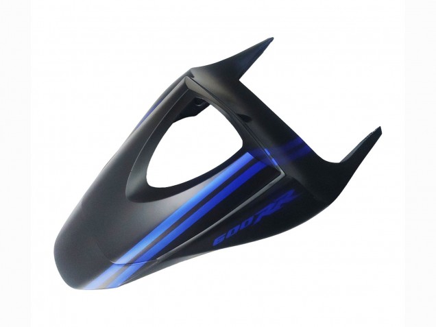 2007-2008 Honda CBR600RR Motorcycle Fairings - Matte Black Blue Repsol UK