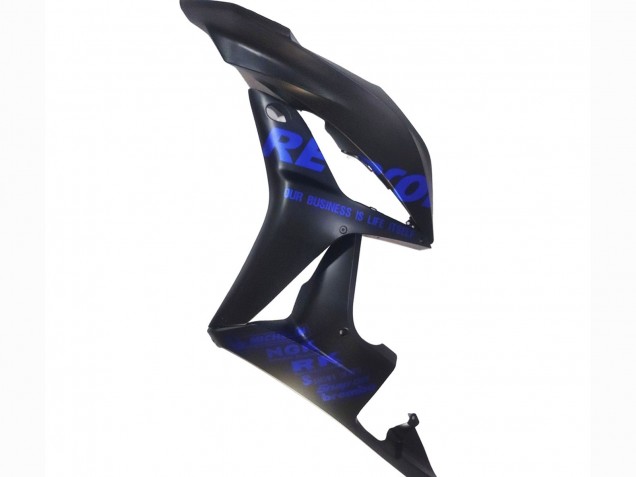 2007-2008 Honda CBR600RR Motorcycle Fairings - Matte Black Blue Repsol UK