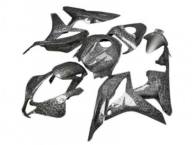 2007-2008 Honda CBR600RR Motorcycle Fairings - Black Forged Carbon Fiber UK