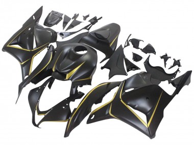 Buy 2009-2012 Honda CBR600RR Motorcycle Fairings - Matte Black Gold UK