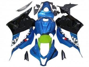 Buy 2009-2012 Honda CBR600RR Motorcycle Fairings - Blue Green Glossy Black Shark UK