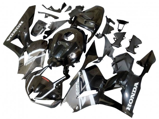 2013-2026 Honda CBR600RR Motorcycle Fairings - Silver Glossy Black UK