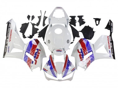Buy 2013-2023 Honda CBR600RR Motorcycle Fairing - White Red Blue HRC UK