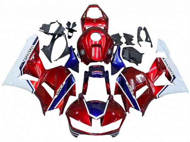 2013-2026 Honda CBR600RR Motorcycle Fairings - White Red Blue HRC UK