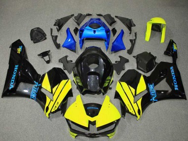 Buy 2013-2023 Honda CBR600RR Motorcycle Fairings - Blue Yellow Glossy Black UK