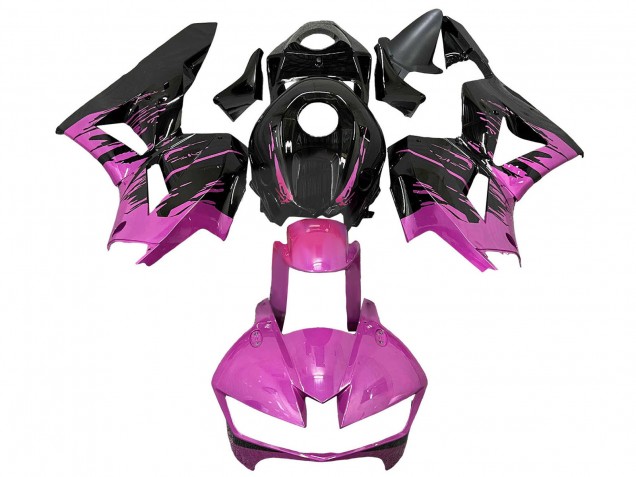 2013-2026 Honda CBR600RR Motorcycle Fairings - Pink Glossy Black UK