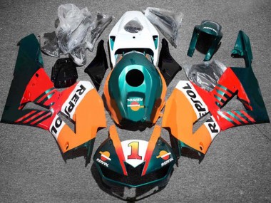 Buy 2013-2023 Honda CBR600RR Motorcycle Fairings - Orange White Red Glossy Black Dark Green Repsol 1 UK