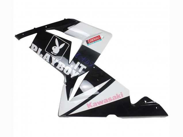 2004-2005 Kawasaki ZX10R Motorcycle Fairings - Black Pink White Playboy Motul UK