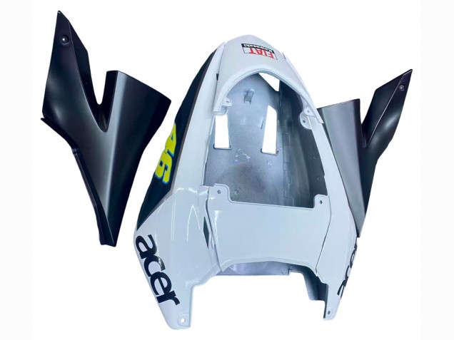 2004-2005 Kawasaki ZX10R Motorcycle Fairings - Glossy Blue White Fiat Motul UK