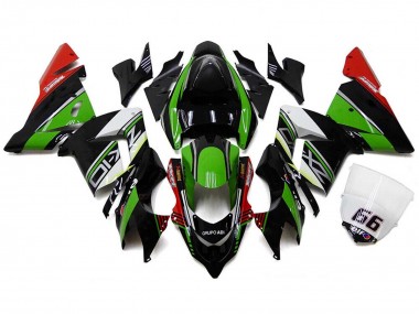 Buy 2004-2005 Kawasaki ZX10R Motorcycle Fairings - White Black Green Elf UK