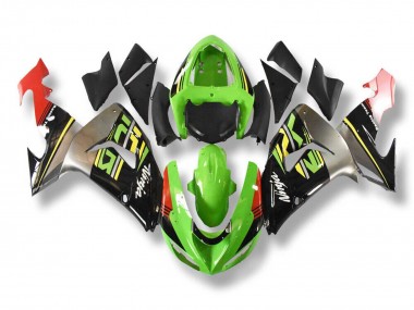 Buy 2006-2007 Kawasaki ZX10R Motorcycle Fairings - Green Grey Red Black Yellow UK