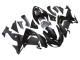 2006-2007 Kawasaki ZX10R Motorcycle Fairings - Matte Black Glossy Black UK