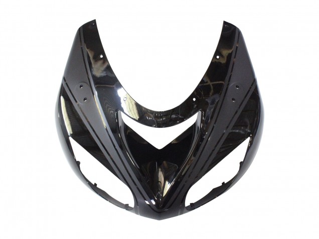 2006-2007 Kawasaki ZX10R Motorcycle Fairings - Matte Black Glossy Black UK