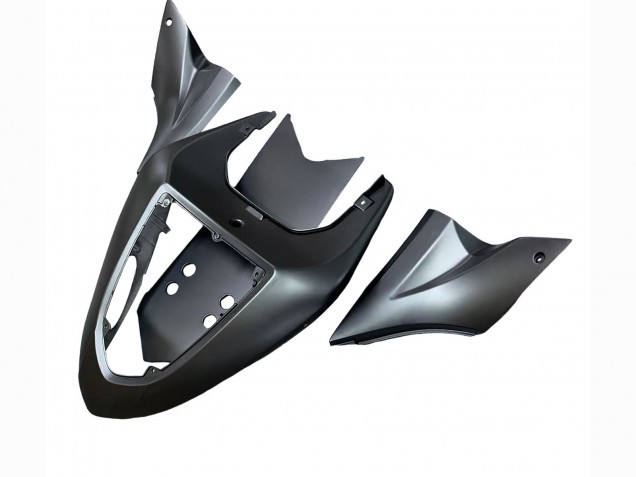 2006-2007 Kawasaki ZX10R Motorcycle Fairings - Grey Yellow Glossy Black Monster Elf UK