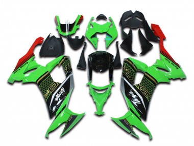 Buy 2006-2007 Kawasaki ZX10R Motorcycle Fairings - Green Red Black UK
