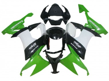 Buy 2006-2007 Kawasaki ZX10R Motorcycle Fairing - Green White Black UK