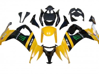 Buy 2008-2010 Kawasaki ZX10R Motorcycle Fairings - Yellow Black Green Monster UK