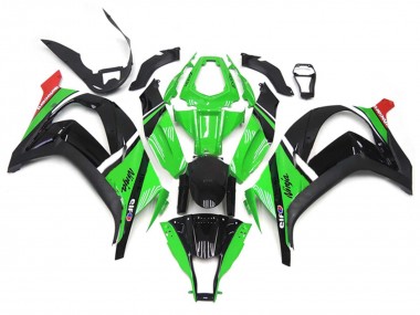 Buy 2011-2015 Kawasaki ZX10R Motorcycle Fairings - Green Black White Red UK