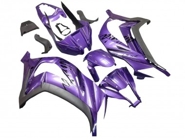 Buy 2011-2015 Kawasaki ZX10R Motorcycle Fairing - Purple Matte Black UK
