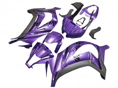 Buy 2011-2015 Kawasaki ZX10R Motorcycle Fairing - Purple Matte Black UK