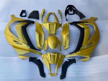 Buy 2011-2015 Kawasaki ZX10R Motorcycle Fairings - Gold Black UK