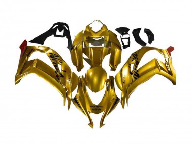 Buy 2016-2020 Kawasaki ZX10R Motorcycle Fairing - Gold Black UK
