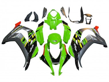 Buy 2016-2020 Kawasaki ZX10R Motorcycle Fairings - Green Red Grey UK