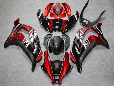 Buy 2016-2020 Kawasaki ZX10R Motorcycle Fairing - Red Glossy Black White UK