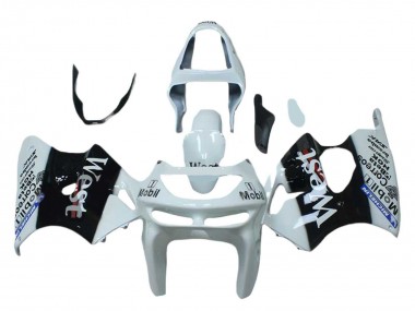 Buy 1998-1999 Kawasaki ZX6R Motorcycle Fairings - White Black West Mobil UK