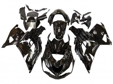 Buy 2012-2024 Kawasaki ZX14R ZZR1400 Motorcycle Fairings - Glossy Black Matte Black White Ninja UK