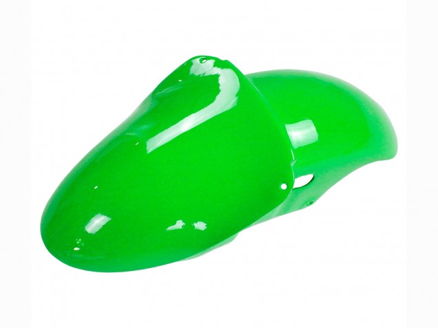 1998-1999 Kawasaki ZX6R Motorcycle Fairings - Green White Glossy Black UK