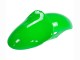 1998-1999 Kawasaki ZX6R Motorcycle Fairings - Green White Glossy Black UK