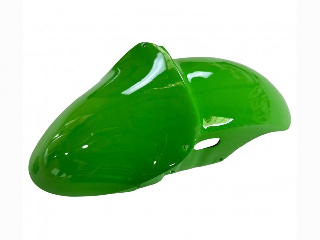 1998-1999 Kawasaki ZX6R Motorcycle Fairings - Green Glossy Black Elf Bridgestone UK