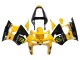 1998-1999 Kawasaki ZX6R Motorcycle Fairings - Yellow Black Monster Elf Bridgestone UK