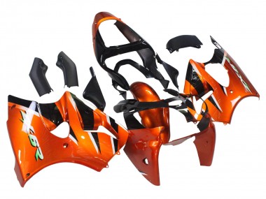 Buy 2000-2002 Kawasaki ZX6R Motorcycle Fairings - Orange Black UK