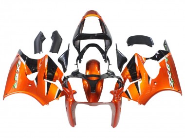 Buy 2000-2002 Kawasaki ZX6R Motorcycle Fairings - Orange Black UK