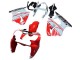 2000-2002 Kawasaki ZX6R Motorcycle Fairings - White Red Black UK