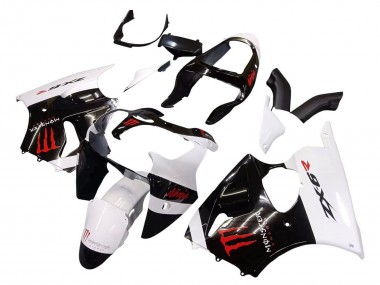 Buy 2000-2002 Kawasaki ZX6R Motorcycle Fairings - White Black Red Monster UK