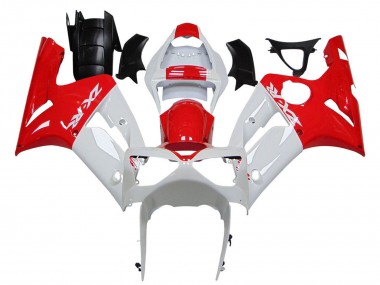 Buy 2003-2004 Kawasaki ZX6R Motorcycle Fairings - White Red UK