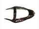 2003-2004 Kawasaki ZX6R Motorcycle Fairings - Glossy Black Red Flame UK