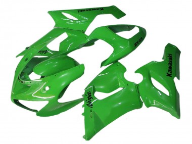 Buy 2005-2006 Kawasaki ZX6R Motorcycle Fairings - Green UK