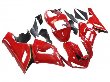 Buy 2005-2006 Kawasaki ZX6R Motorcycle Fairings - Red Yellow Black UK