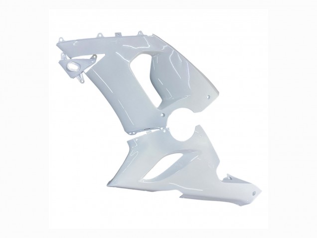 2005-2006 Kawasaki ZX6R Motorcycle Fairings - White UK