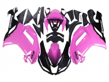Buy 2007-2008 Kawasaki ZX6R Motorcycle Fairings - Black Pink Ninja UK