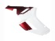 2007-2008 Kawasaki ZX6R Motorcycle Fairing - White Red UK