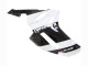 2007-2008 Kawasaki ZX6R Motorcycle Fairing - White Black UK