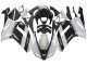 2007-2008 Kawasaki ZX6R Motorcycle Fairing - White Black UK