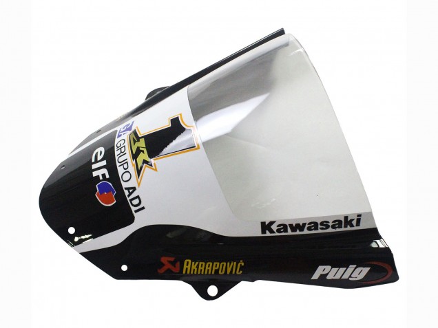 2009-2012 Kawasaki ZX6R Motorcycle Fairings - Green Glossy Black Yellow White Red Elf Monster UK