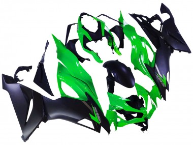 Buy 2019-2022 Kawasaki ZX6R Motorcycle Fairings - Green Matte Black UK