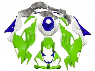 Buy 2019-2022 Kawasaki ZX6R Motorcycle Fairings - White Blue Green UK